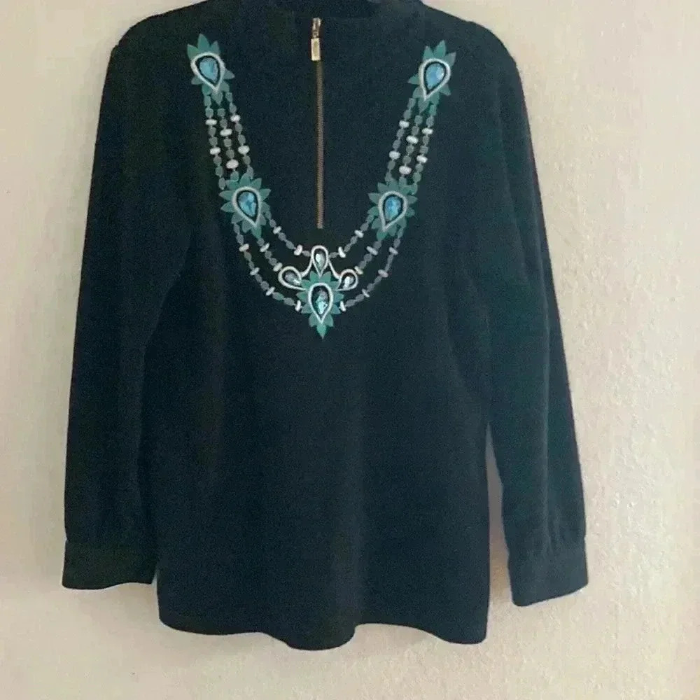 Bob Mackie Wearable Art Pullover - image 2